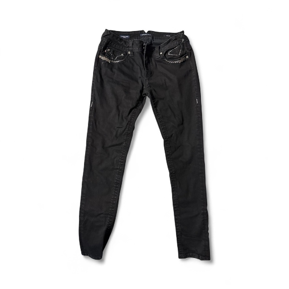 Black Jeans with Embellished Pockets​ - Picture 2 of 3